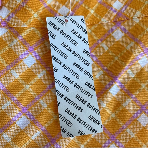 UO Urban Outfitters Ingrid Plaid Straight Leg Y2K Pants Leggings NWT - Picture 10 of 12